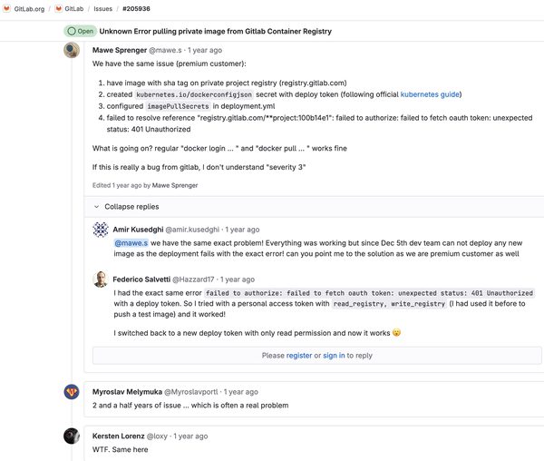 gitlab container registry